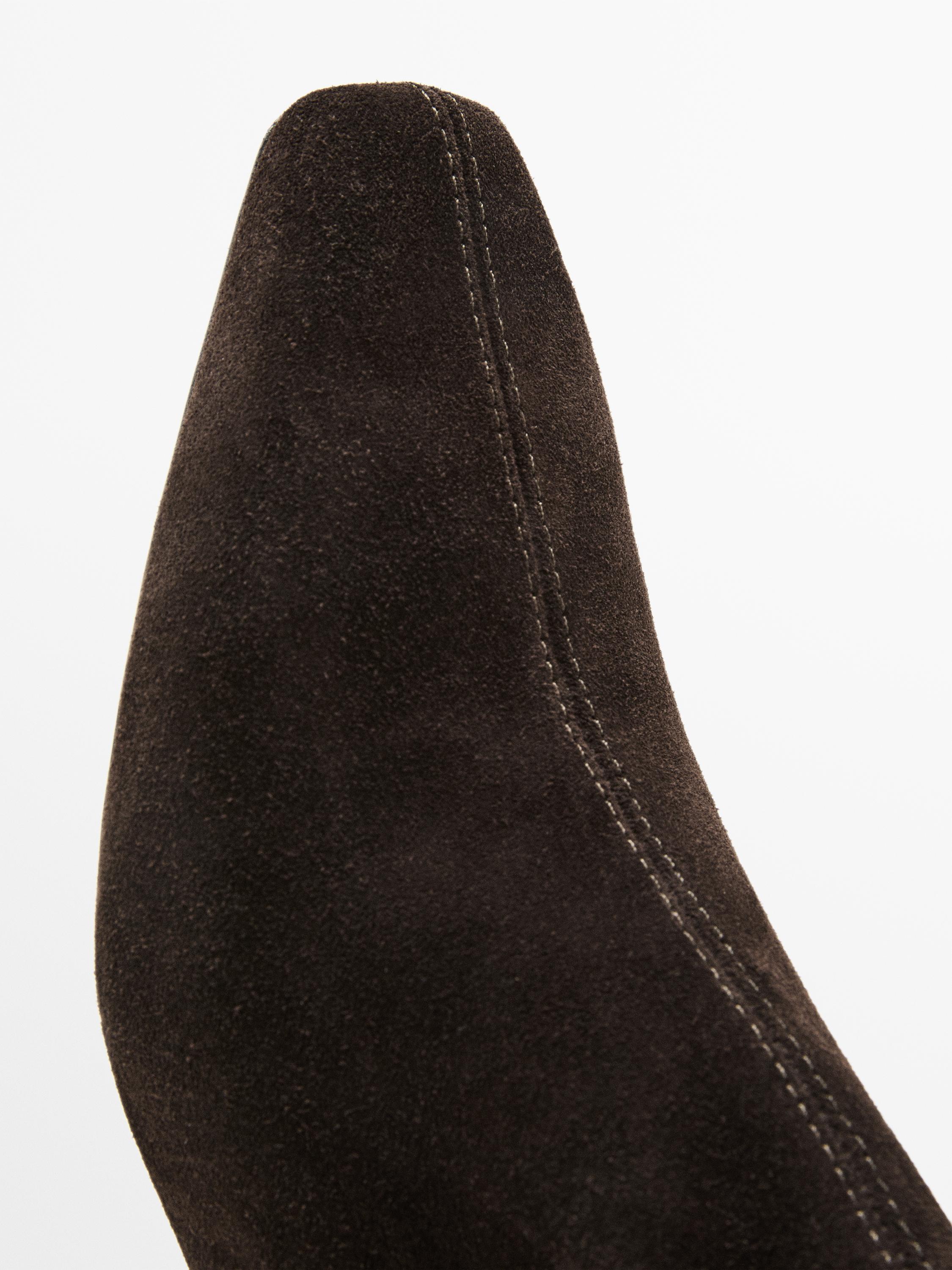 Wedge heeled ankle boots